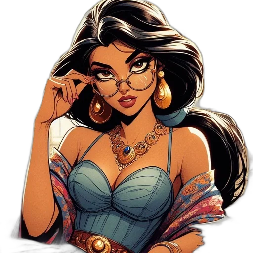 jewelry, comic book art, cartoon, fantasy art transparent PNG cut-out