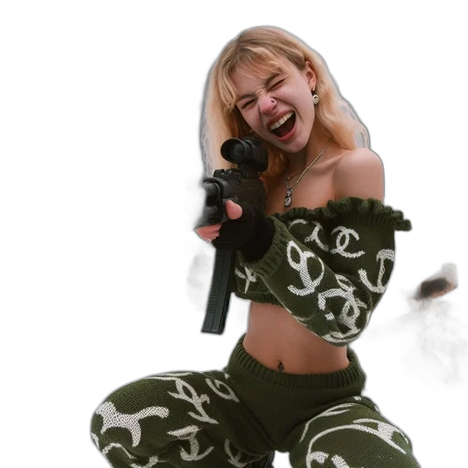 weapon, animal, concept art, photorealistic transparent PNG cut-out