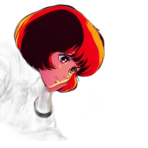 hair, face, staff, anime transparent PNG cut-out