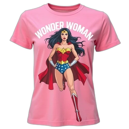 comic book art, pink, t-shirt, graphic transparent PNG cut-out