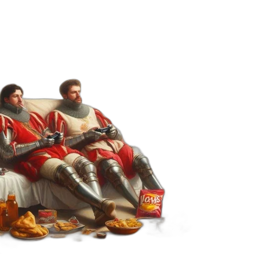 sword, crown, concept art, 3d render transparent PNG cut-out