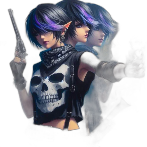 weapon, concept art, fantasy art, cyberpunk transparent PNG cut-out