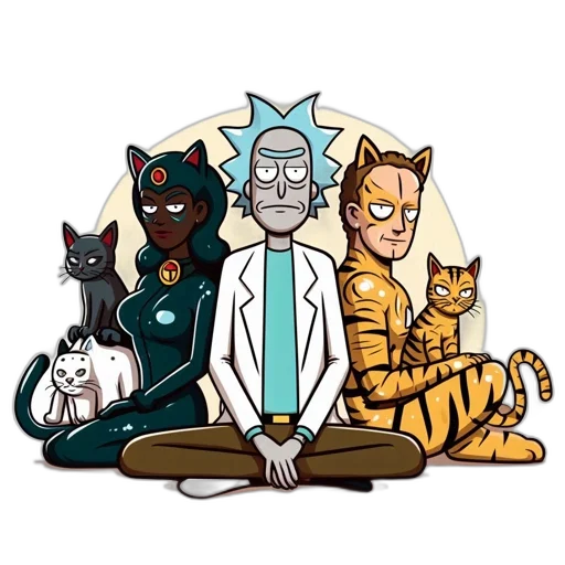 cartoon, comic book art, concept art, anime transparent PNG cut-out