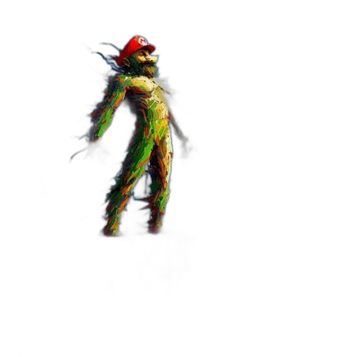 creature, staff, hat, animal transparent PNG cut-out