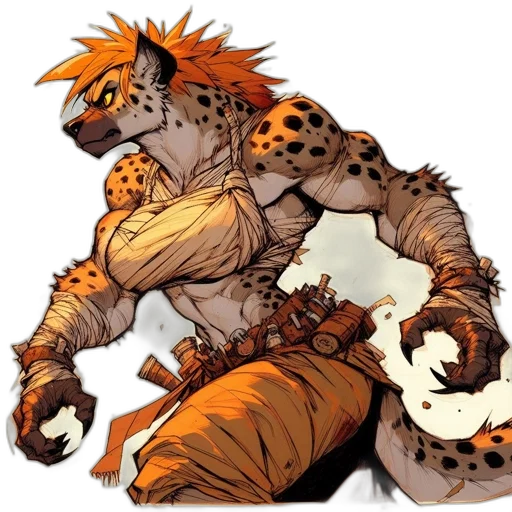 animal, creature, staff, weapon transparent PNG cut-out