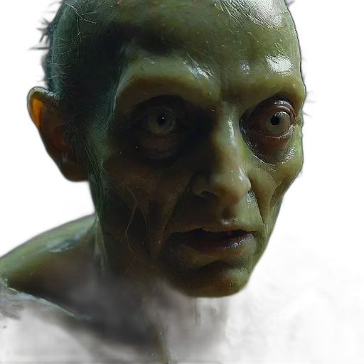 face, mask, creature, staff transparent PNG cut-out