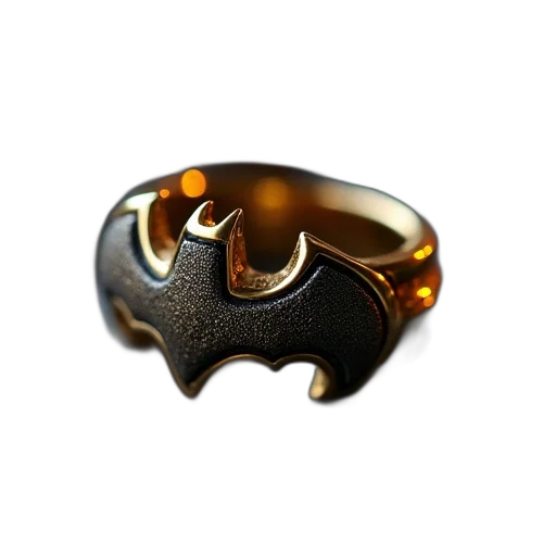jewelry, 3d render, superhero, batman transparent PNG cut-out