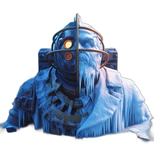 robot, mask, face, jacket transparent PNG cut-out