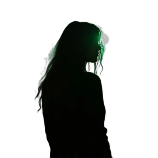 jacket, hair, staff, face transparent PNG cut-out