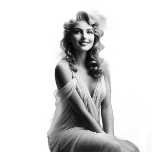 dress, face, crown, photorealistic transparent PNG cut-out