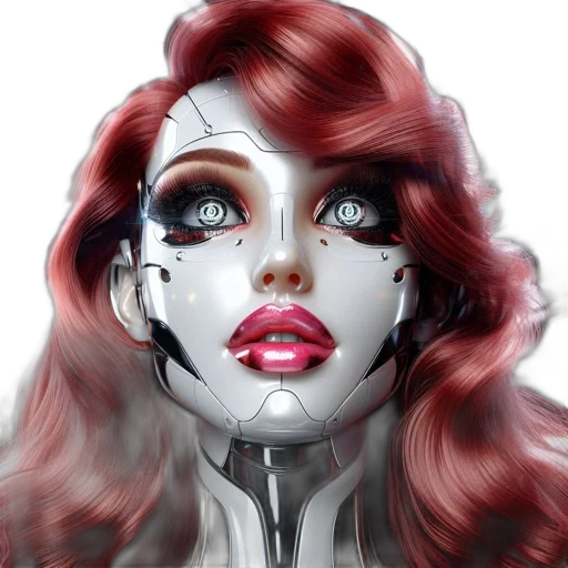 mask, robot, face, fantasy art transparent PNG cut-out