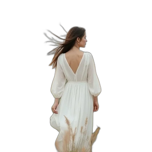 dress, photorealistic, concept art, 3d render transparent PNG cut-out