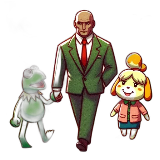 staff, creature, robot, jacket transparent PNG cut-out