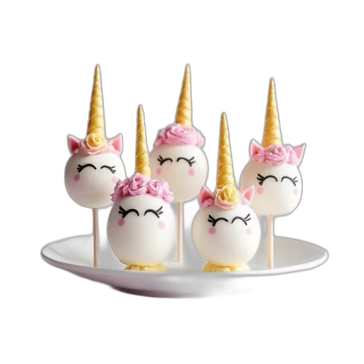 crown, food, 3d render, unicorn transparent PNG cut-out