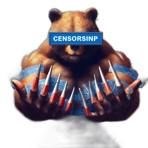 mask, concept art, anthropomorphic, bear transparent PNG cut-out