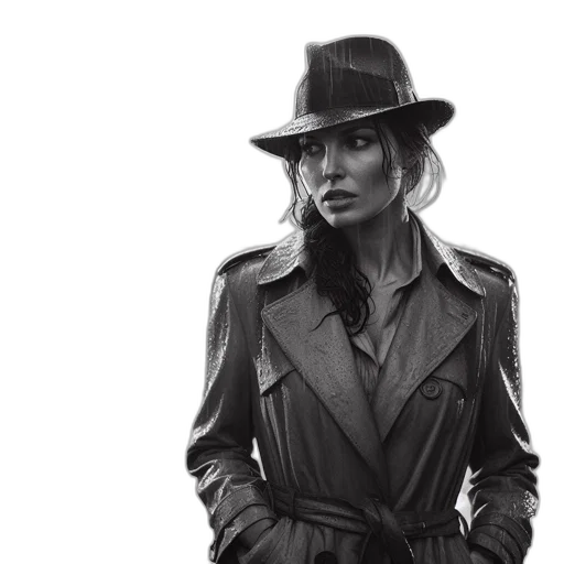 jacket, hat, photorealistic, concept art transparent PNG cut-out