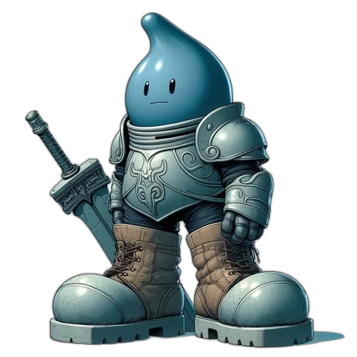 robot, sword, staff, weapon transparent PNG cut-out