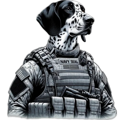 jacket, animal, weapon, comic book art transparent PNG cut-out