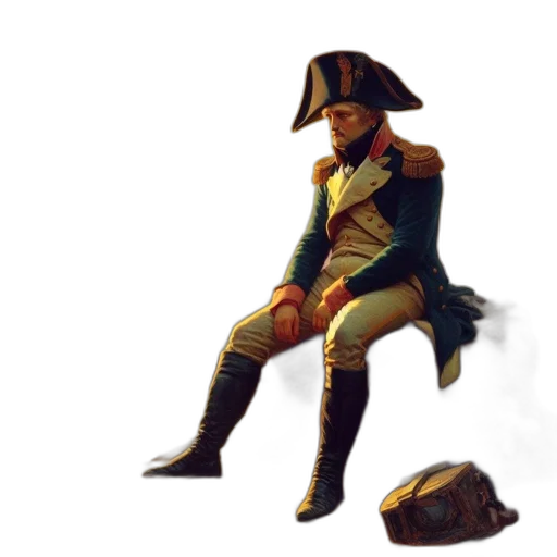 hat, staff, jacket, mask transparent PNG cut-out