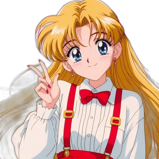 staff, anime, vaporwave, cartoon transparent PNG cut-out