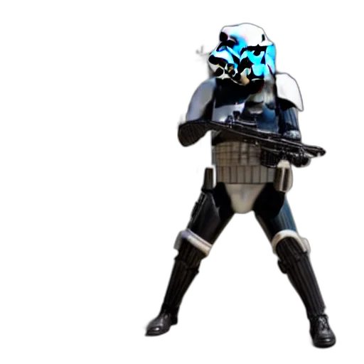 robot, weapon, staff, mask transparent PNG cut-out