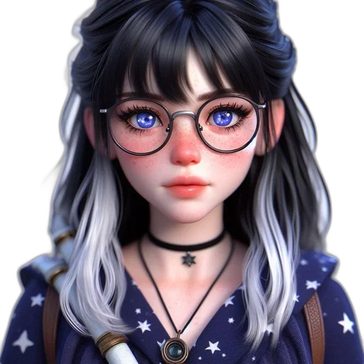 face, staff, jewelry, robot transparent PNG cut-out