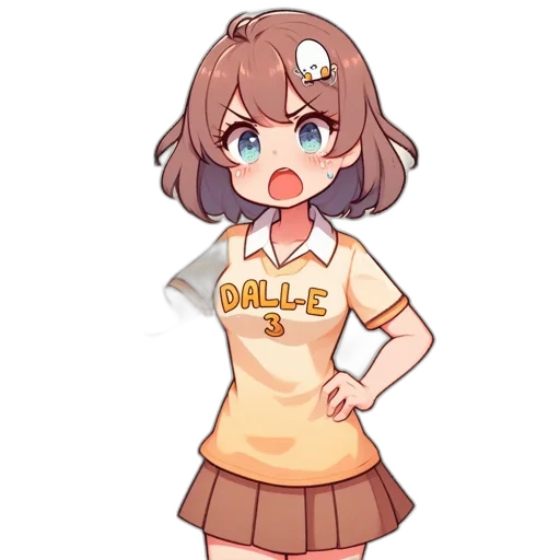 dress, staff, creature, robot transparent PNG cut-out