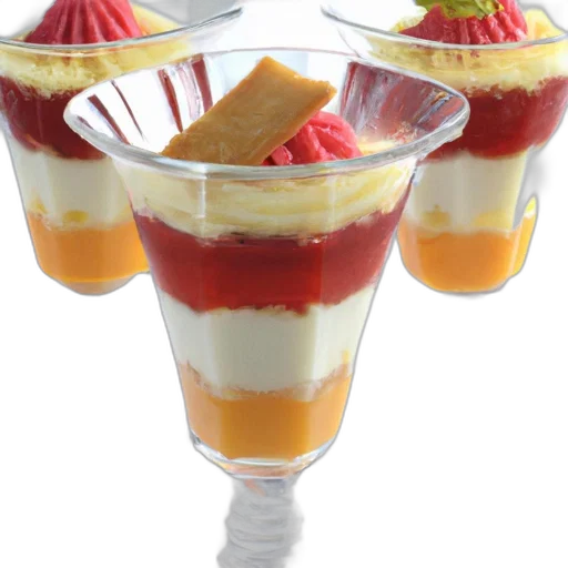 food, three, layered, desserts transparent PNG cut-out