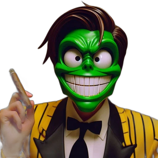 mask, face, staff, creature transparent PNG cut-out