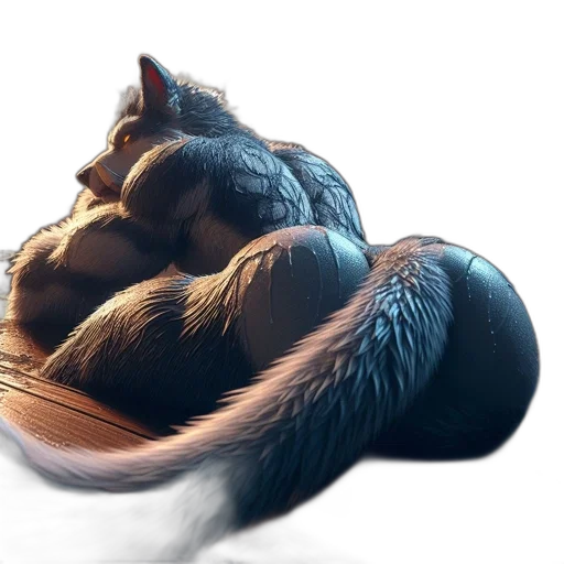 animal, creature, hair, dragon transparent PNG cut-out