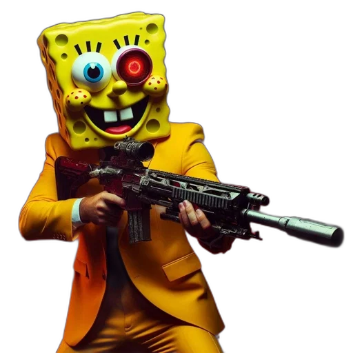 weapon, robot, animal, creature transparent PNG cut-out