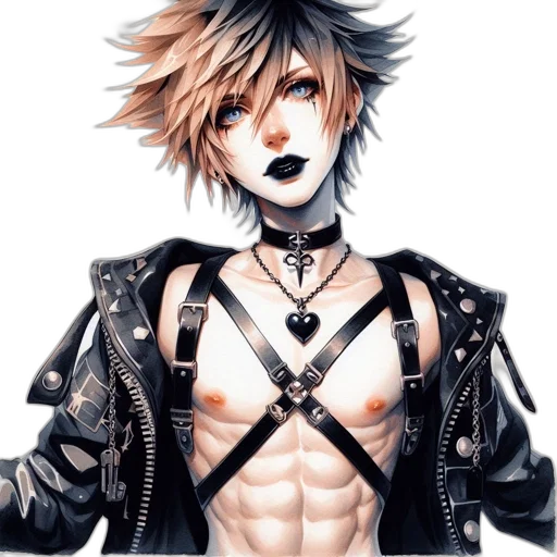 jacket, cyberpunk, pixel art, concept art transparent PNG cut-out