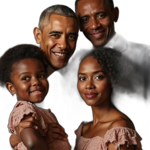 face, dress, photorealistic, obama transparent PNG cut-out