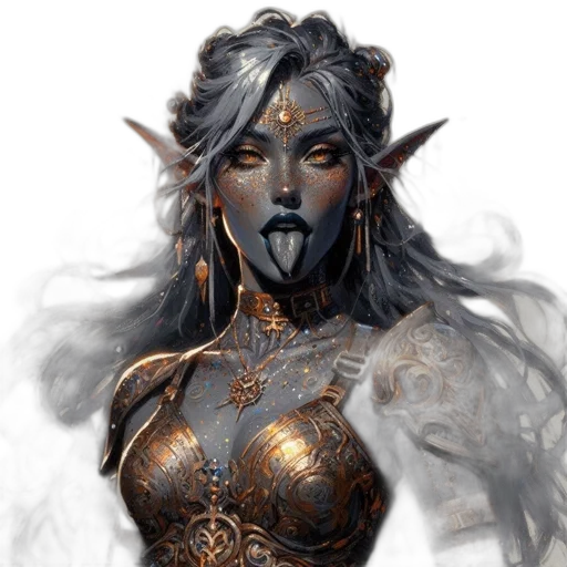 jewelry, face, mask, fantasy art transparent PNG cut-out