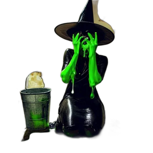 bottle, staff, hat, 3d render transparent PNG cut-out