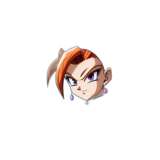 staff, hair, face, weapon transparent PNG cut-out