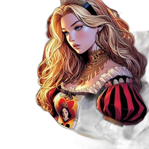 crown, jewelry, face, fantasy art transparent PNG cut-out