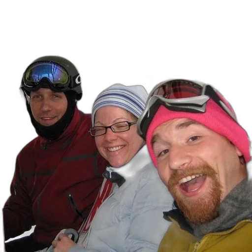 staff, hat, jacket, face transparent PNG cut-out
