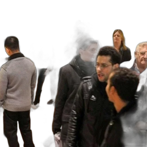jacket, staff, face, mask transparent PNG cut-out