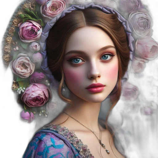 jewelry, face, crown, dress transparent PNG cut-out