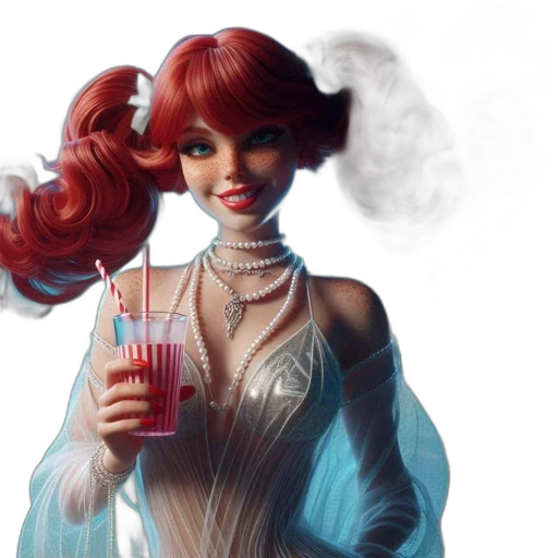 concept art, fantasy art, vaporwave, 3d render transparent PNG cut-out