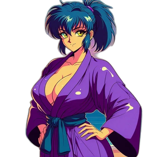 jacket, staff, dress, anime transparent PNG cut-out