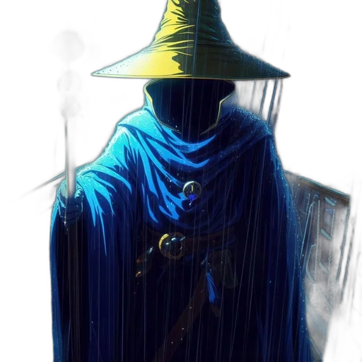 staff, mask, sword, hat transparent PNG cut-out