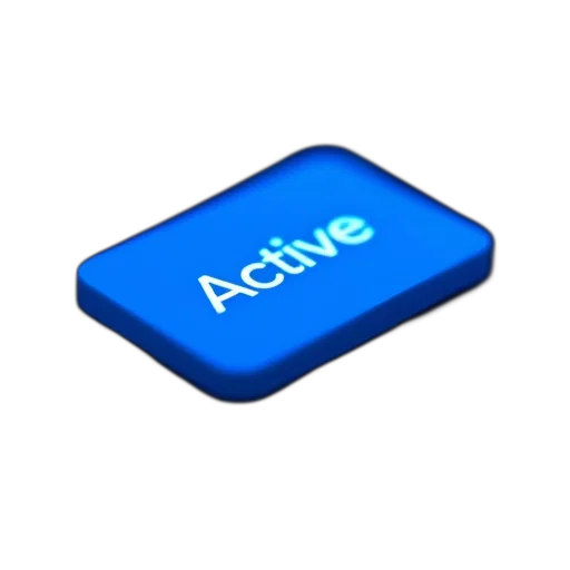 blue, activate, button, keyboard transparent PNG cut-out