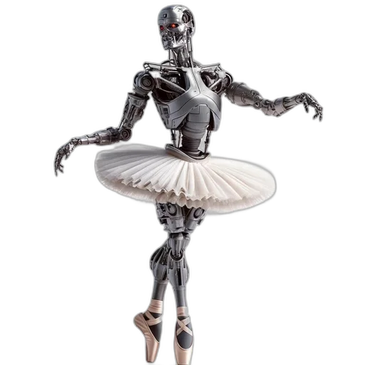 robot, dress, creature, concept art transparent PNG cut-out
