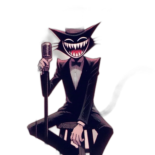 creature, staff, mask, jacket transparent PNG cut-out
