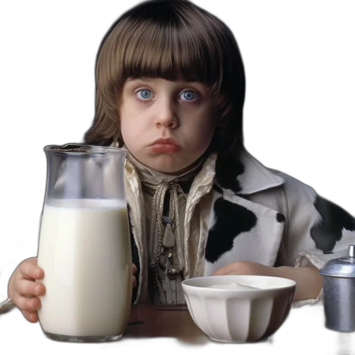 food, robot, young, child transparent PNG cut-out