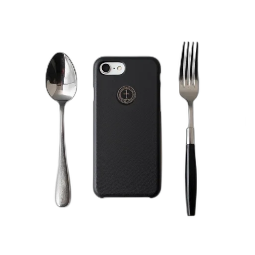 food, weapon, black, textured transparent PNG cut-out