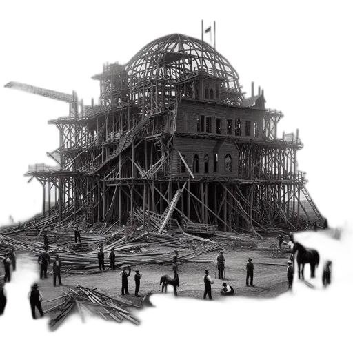 building, furniture, weapon, robot transparent PNG cut-out