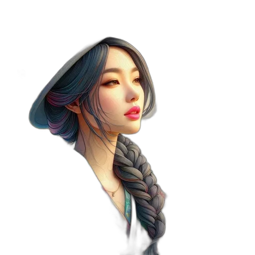 face, staff, hat, jewelry transparent PNG cut-out